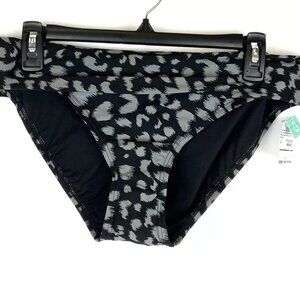 Sunsets Women’s Black/Gray Bikini Bottom Size 14